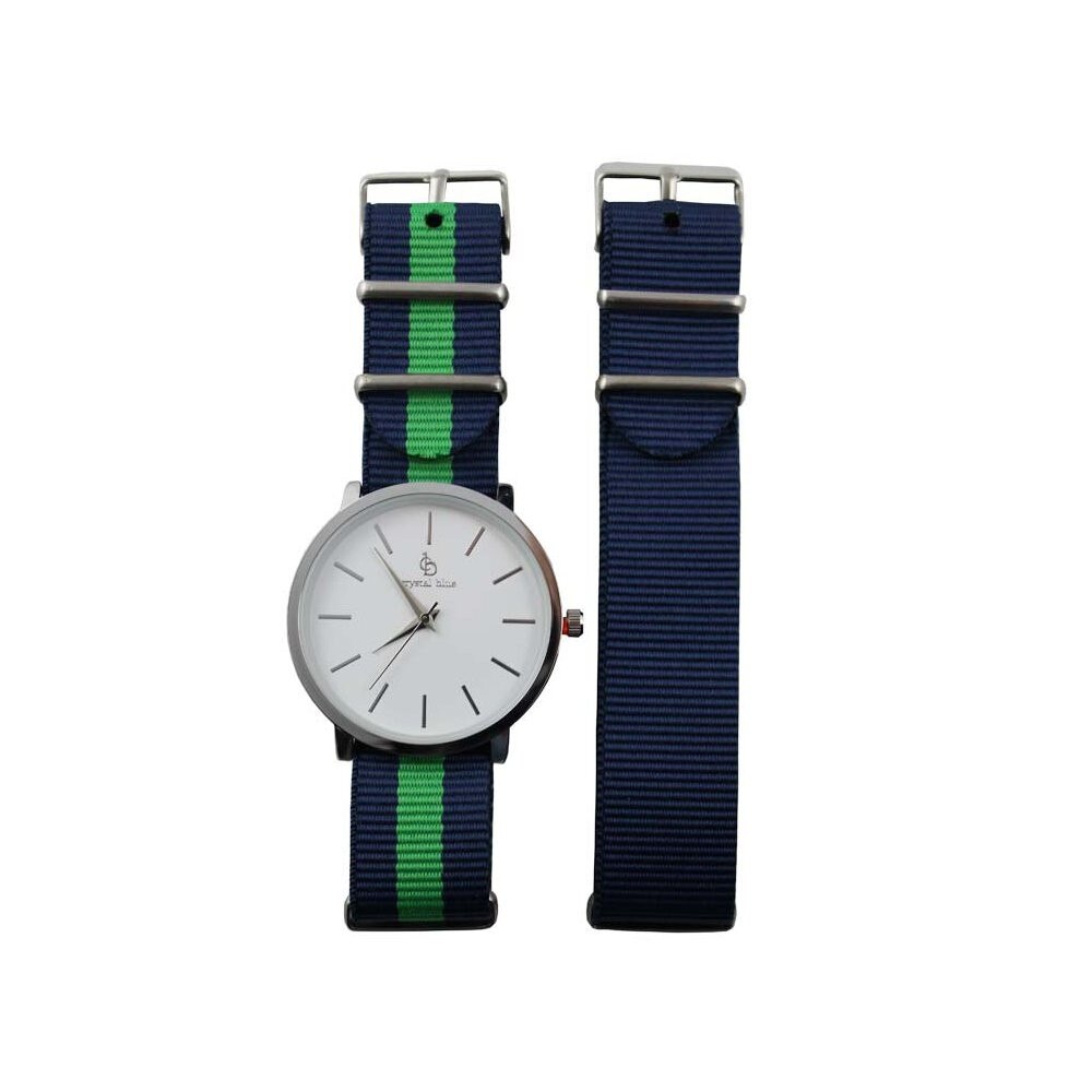 Ceas Dama Crystal Blue - Two Straps