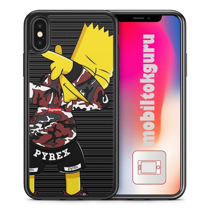 Supreme Bart Simpson 2122 Samsung Galaxy A40 Husa TPU Anti-Soc Husa Telefon Husa Protectie