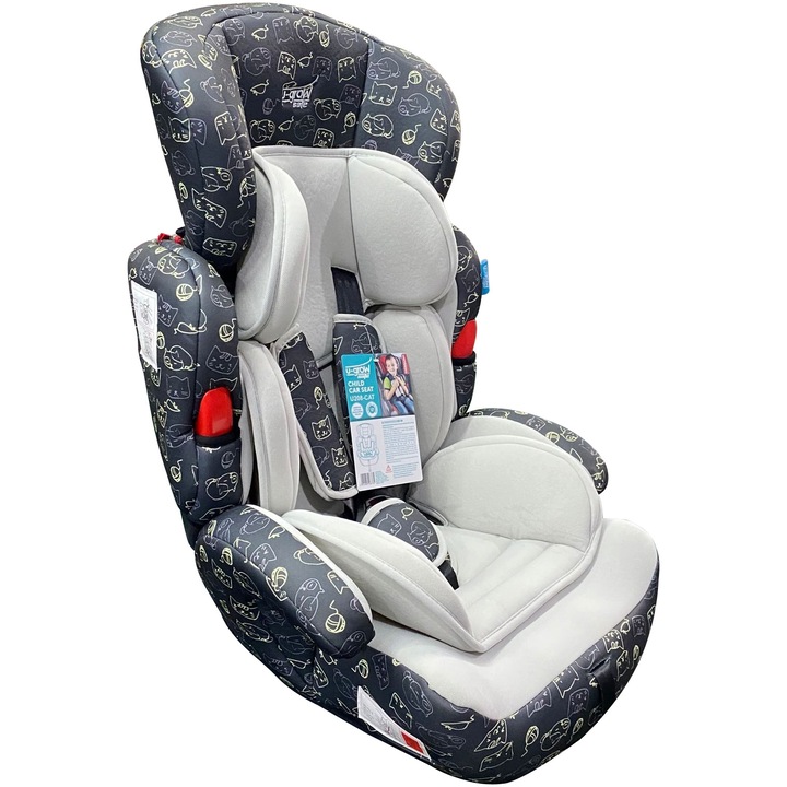 U-Grow U208-CAT, Autós gyerekülés, 9-36 kg, Szürke