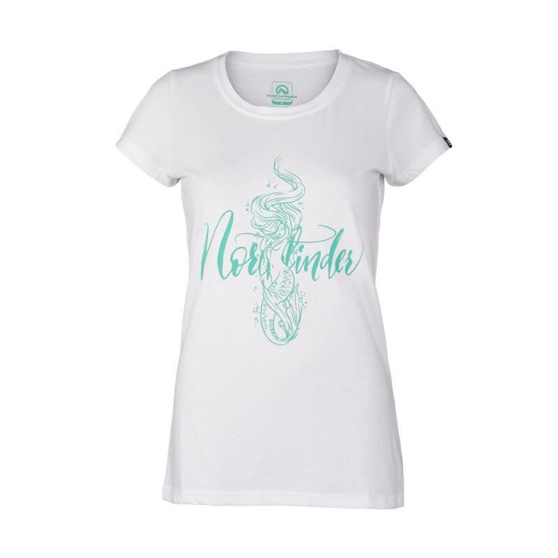 Tricou de femei NORTHFINDER Lexi TR-4543SP, Alb, 2XL