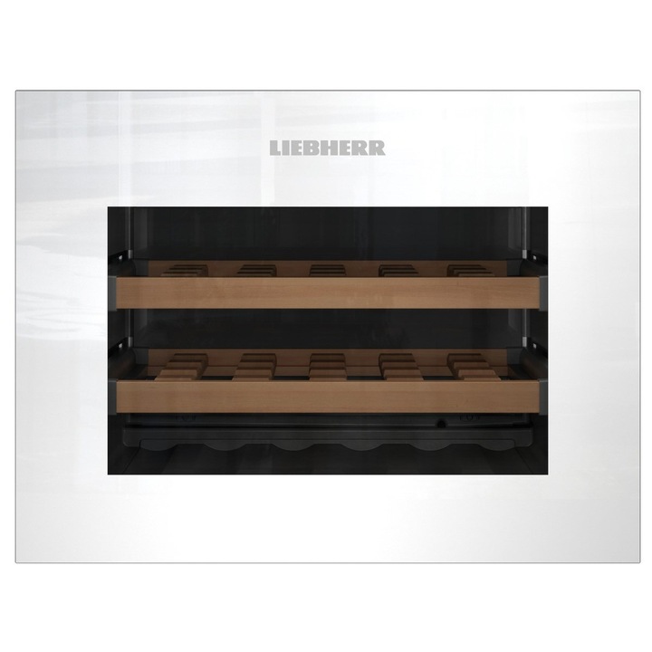 Liebherr Premium WKEgw 582 Beépíthető borhűtő, 46L, Érintős LCD kijelző, A+ energiaosztály, 18 Bordeaux üveg