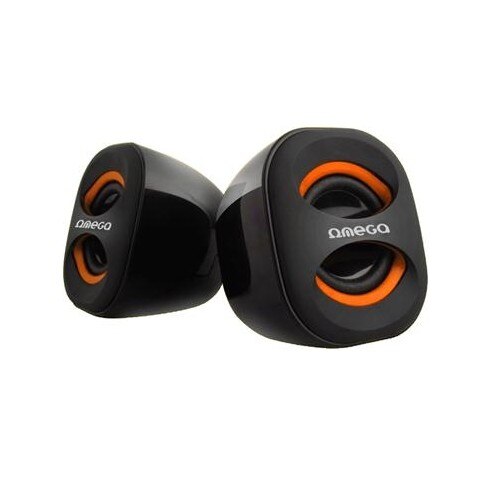 Boxe Omega OG-115O 2.0 3W, usb, negru cu portocaliu