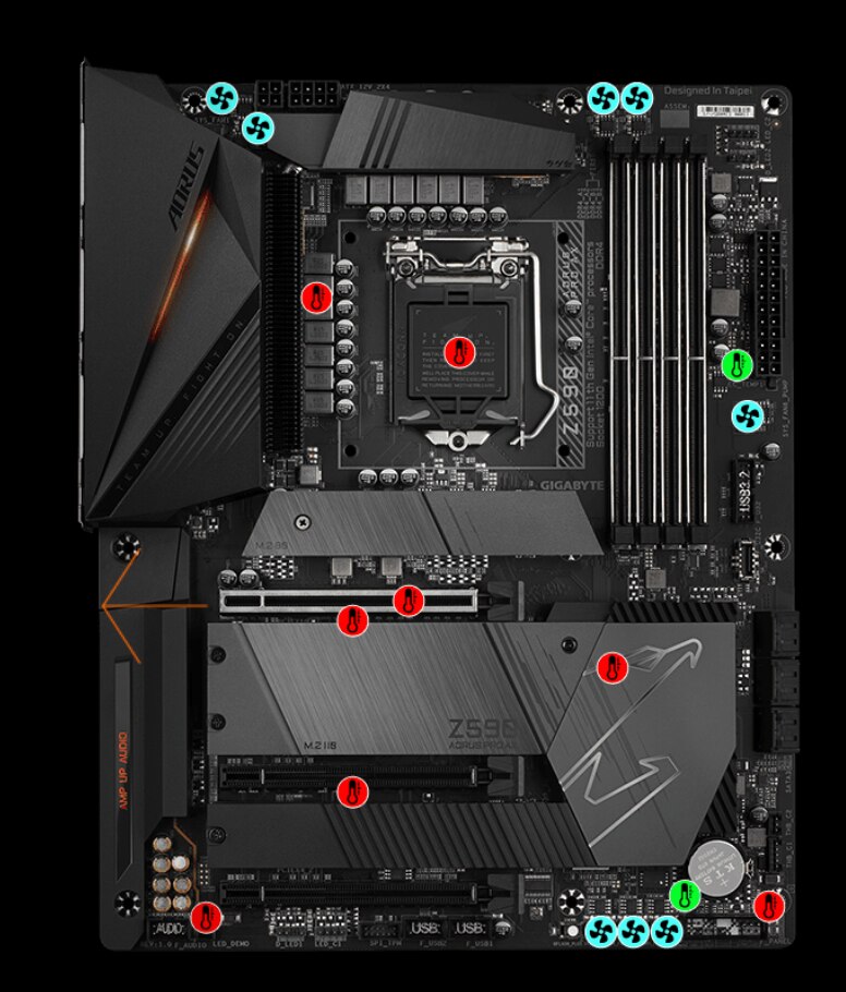 Placa de baza Gigabyte Z590 AORUS PRO AX, Socket 1200 - eMAG.ro