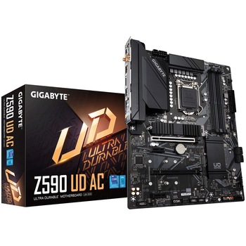 Placa de baza Gigabyte Z590 UD AC, Socket 1200 Placa de baza Gigabyte Z590 UD AC, Socket 1200