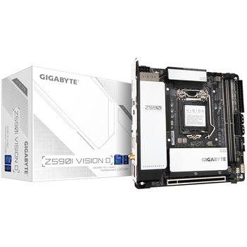 Placa de baza Gigabyte Z590I VISION D, Socket 1200 Placa de baza Gigabyte Z590I VISION D, Socket 1200