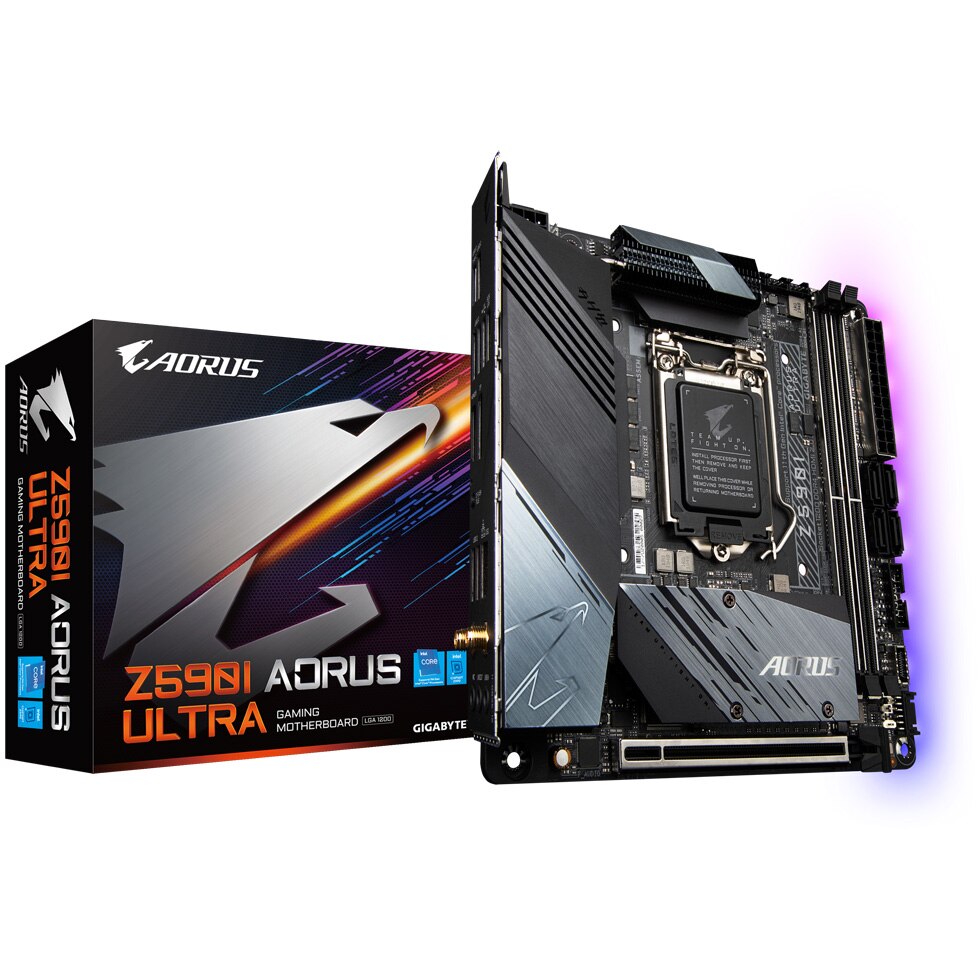 Placa de baza Gigabyte Z590I AORUS ULTRA, Socket 1200