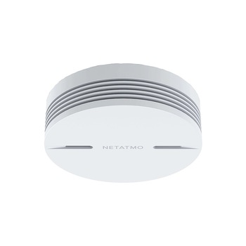 Senzor de fum Netatmo, Wireless, Volum 85 dB, Notificari aplicatie, Functionare fara Hub Senzor de fum Netatmo, Wireless, Volum 85 dB, Notificari aplicatie, Functionare fara Hub