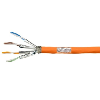 Rola cablu S/FTP Logilink, Cat7, 100m, Cupru, Solid, AWG23, ecranat, Portocaliu Rola cablu S/FTP Logilink, Cat7, 100m, Cupru, Solid, AWG23, ecranat, Portocaliu