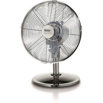 Ventilator de birou Fakir Prestige VL 30 G, 45 W, 3 trepte de viteza, Debit aer: 1600 m3/h, Functie oscilare, Argintiu lucios Ventilator de birou Fakir Prestige VL 30 G, 45 W, 3 trepte de viteza, Debit aer: 1600 m3/h, Functie oscilare, Argintiu lucios