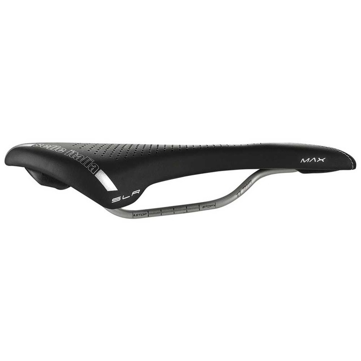 Седло за велосипед Sp-01 Max Slr Ti316 Gel Superflow, Selle Italia, 145 x 275 mm, черно