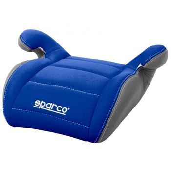 Inaltator auto Sparco Booster F100K, varsta recomandata 4-12 ani, Albastru/Gri Inaltator auto Sparco Booster F100K, varsta recomandata 4-12 ani, Albastru/Gri