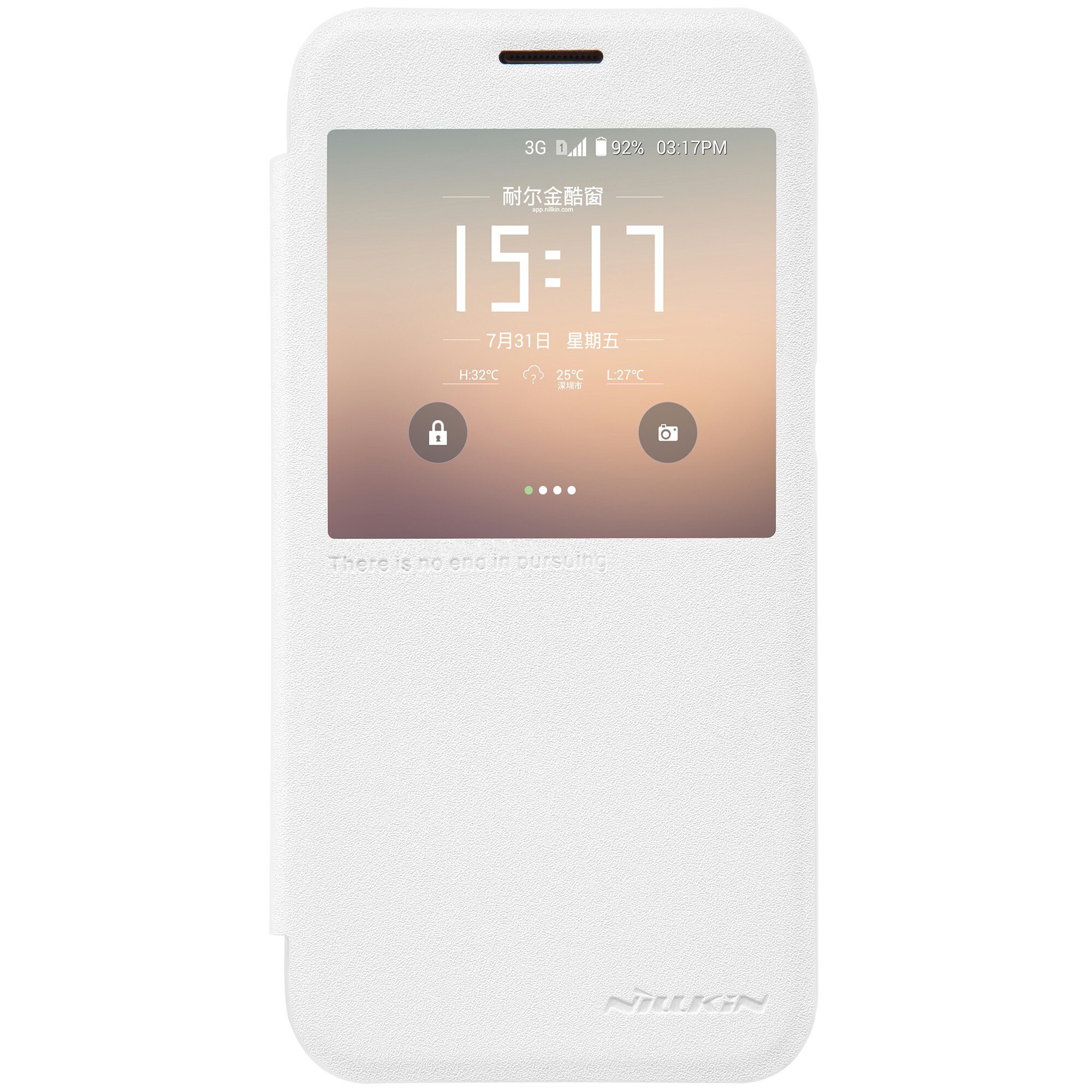 Husa Samsung Galaxy S7 G930 NILLKIN SW Sparkle - Alb