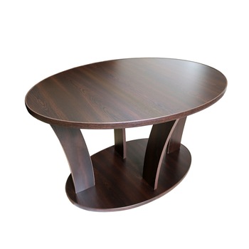 Masuta cafea Ovala cu role, wenge, 94 x 54 x 64 cm Masuta cafea Ovala cu role, wenge, 94 x 54 x 64 cm