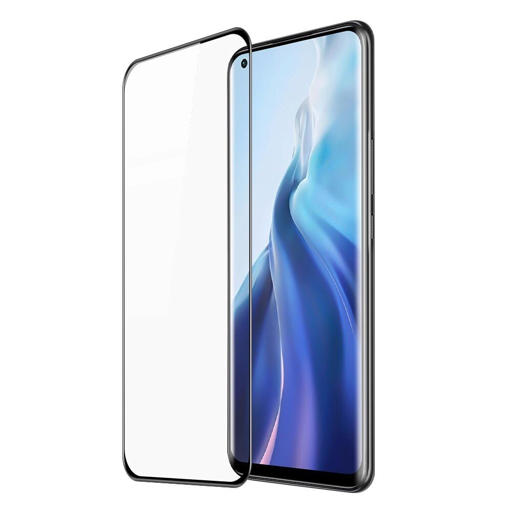 Folie de Protectie Dux Ducis 3D pentru Xiaomi Mi 11 / Mi 11 Ultra, Sticla Temperata, Curbata, Negru