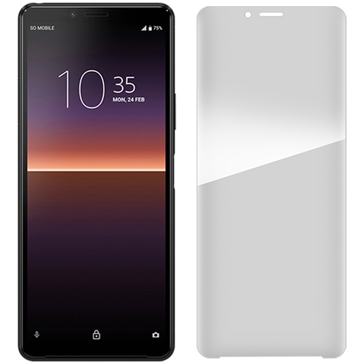 Фолио SILKASE за Sony Xperia 1 III, защита на екрана, възобновяем силикон