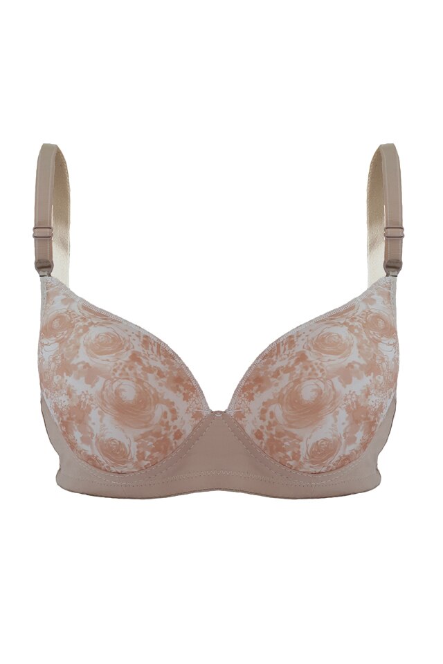 Sutien dama, alb/galben, 80AEU