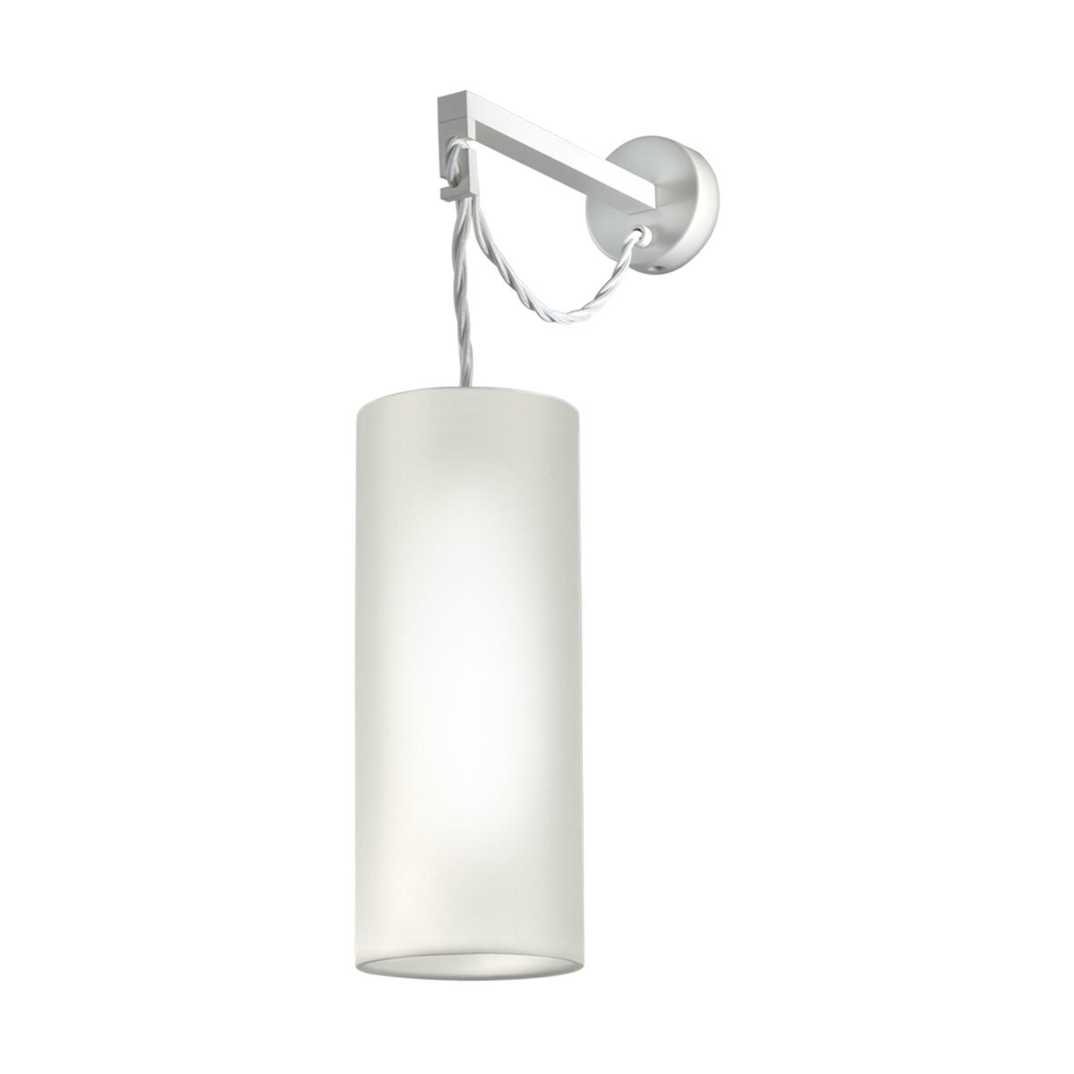 Aplica de perete Kolarz FANTASIA HILTON, Alb, Ø12cm