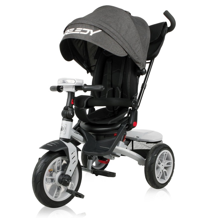 Триколка 4 в 1 Lorelli - Speedy Air, Black