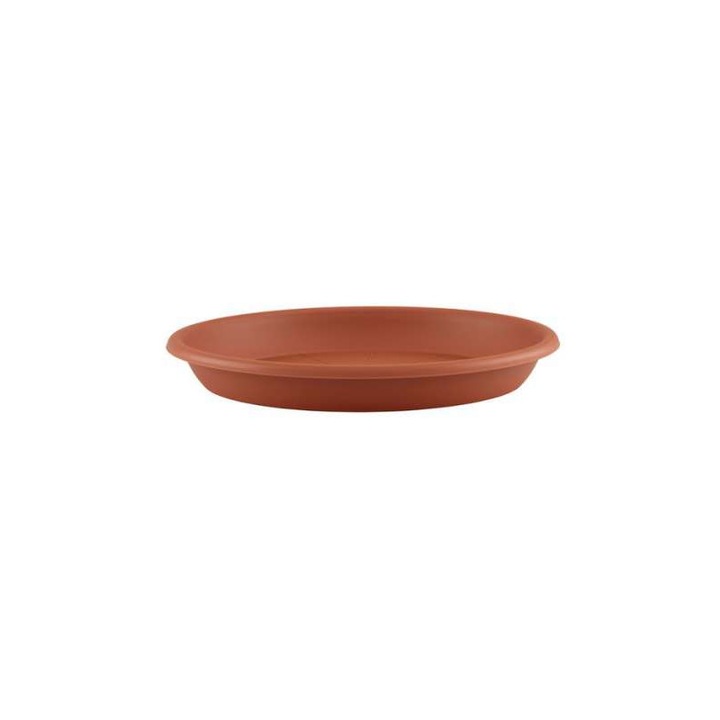 Farfurie rotunda Artevasi , diametru exterior 11.5 cm, culoarea Teracota