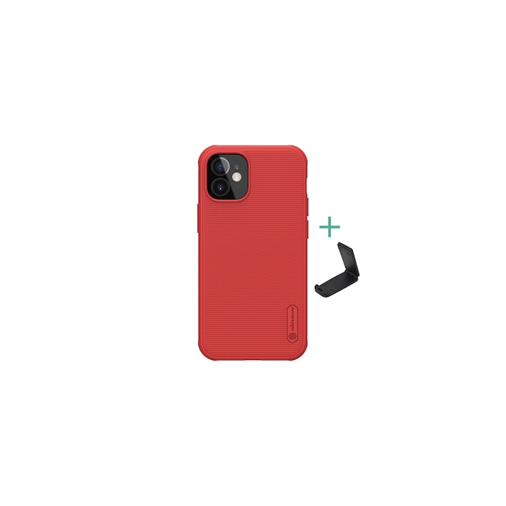 Nillkin Super Frosted műanyag tok Apple iPhone 12 mini készülékhez, piros