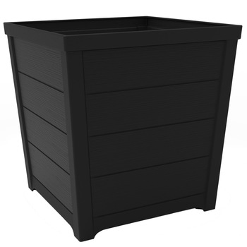 Ghiveci Keter Taper Wood M, 40 x 40 x 4 cm, antracit, 44 L Ghiveci Keter Taper Wood M, 40 x 40 x 4 cm, antracit, 44 L