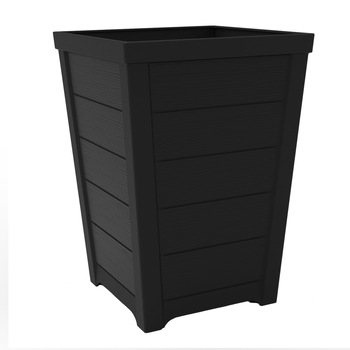 Ghiveci Keter Taper Wood S, 31 x 31 x 42 cm, antracit, 25 L Ghiveci Keter Taper Wood S, 31 x 31 x 42 cm, antracit, 25 L