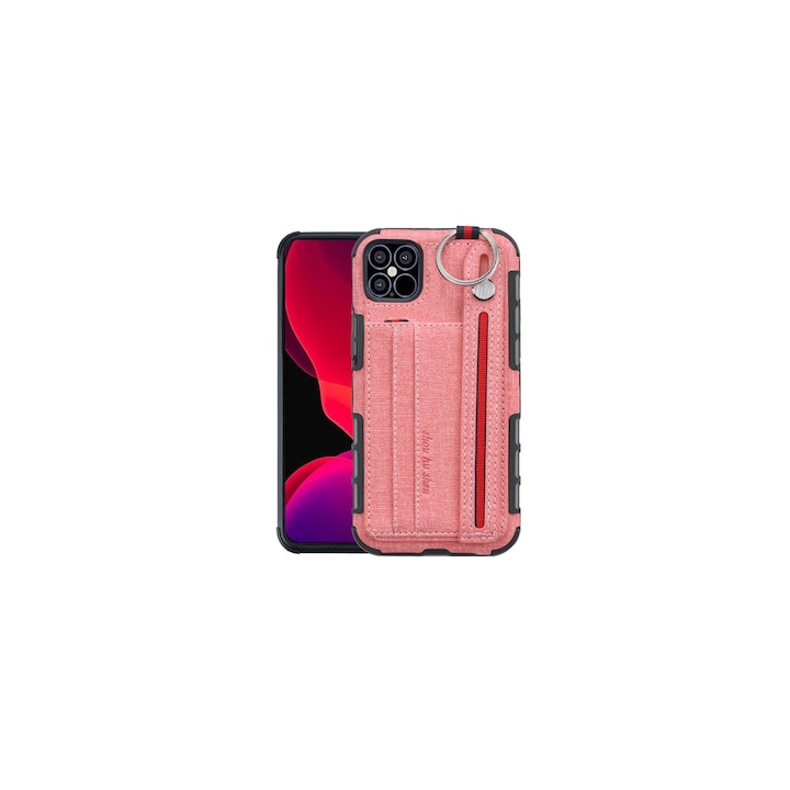 Gigapack gumi/szilikon tok Apple iPhone 12 mini készülékhez, rózsaszín