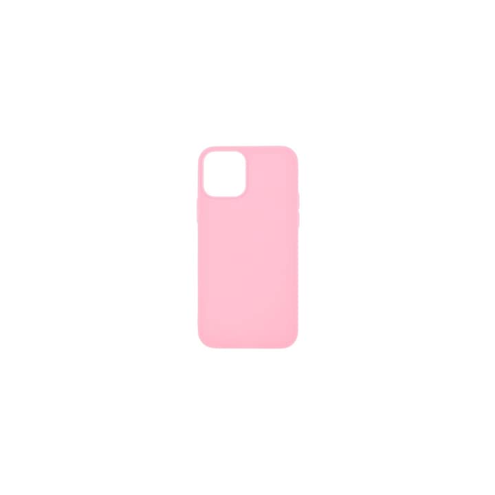 Gigapack gumi/szilikon tok Apple iPhone 12 mini készülékhez, matt rózsaszín