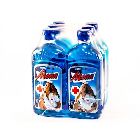 Pachet 6x Alcool sanitar Mona 500ml