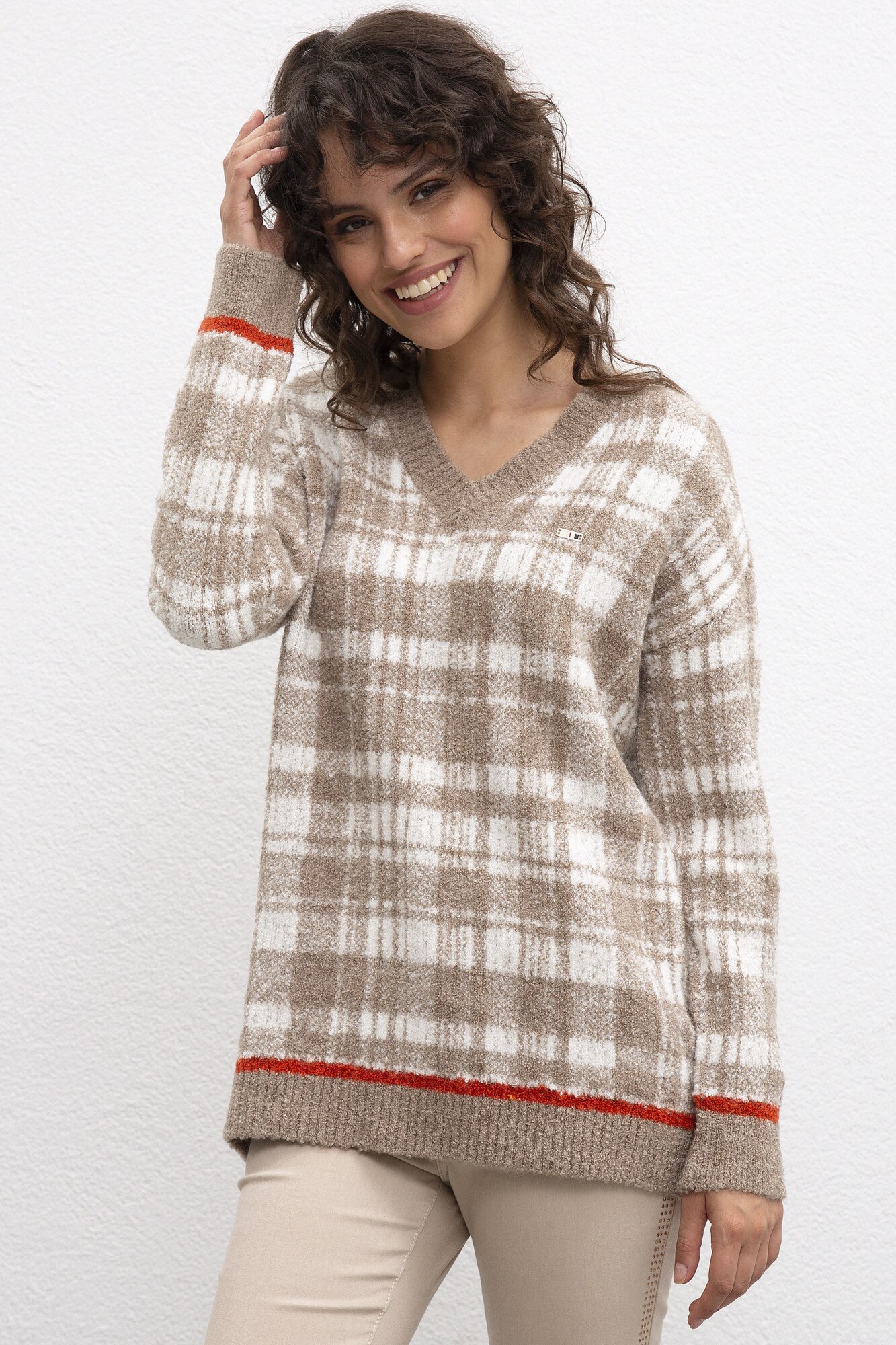 Pulover Dama, U.S. Polo Assn., 894851, maro melange