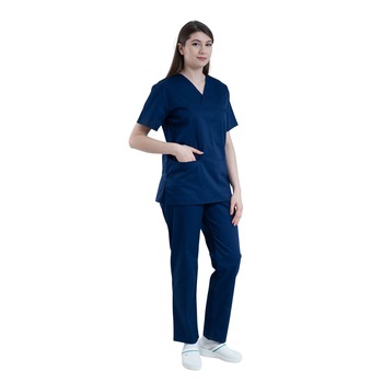 Costum Medical, bluza si pantalon, Inotex, Bleumarin, S Costum Medical, bluza si pantalon, Inotex, Bleumarin, S