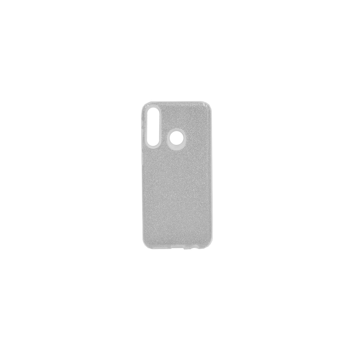 Gigapack gumi/szilikon tok Huawei Y6p készülékhez, ezüst