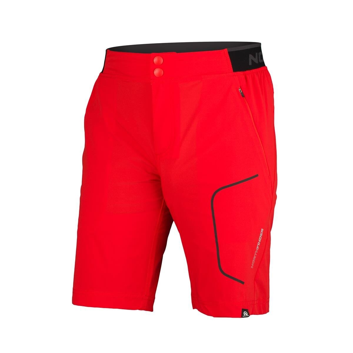 Pantaloni scurti barbati NORTHFINDER Bewor BE-3324OR, Rosu