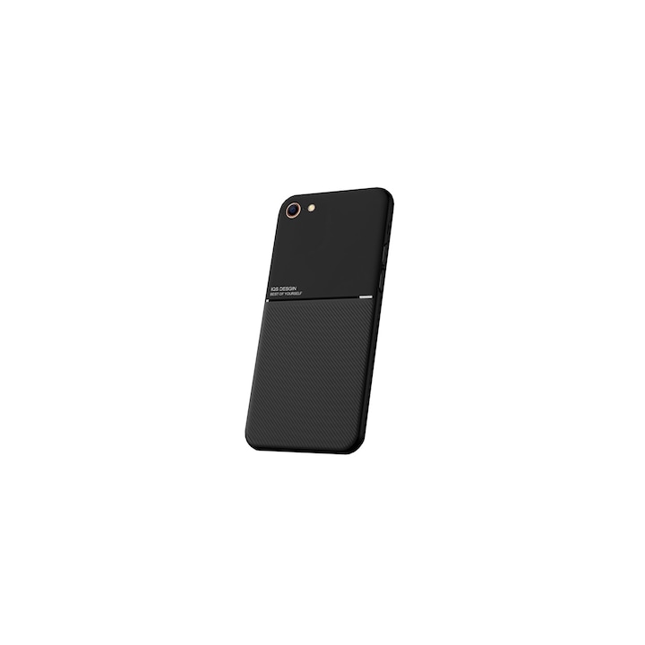 Gigapack gumi/szilikon tok Apple iPhone 7 4.7 készülékhez, fekete, karbon mintás