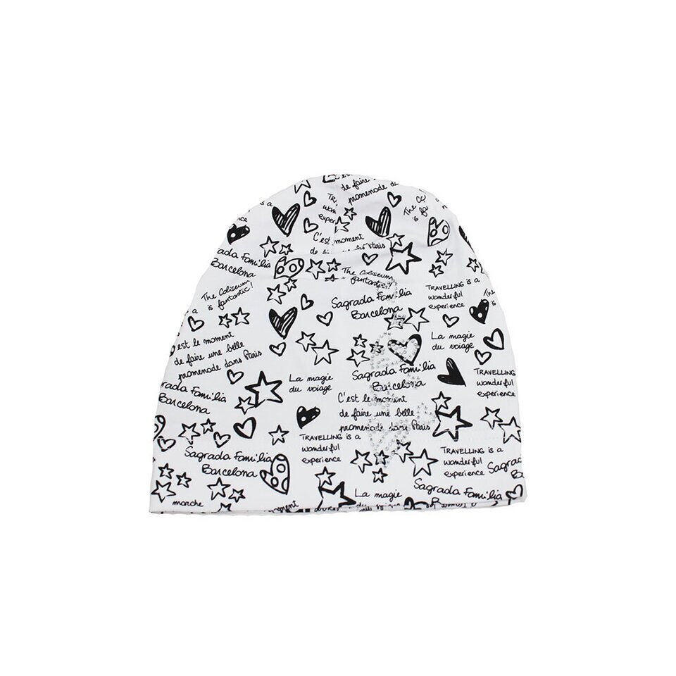 Fes, Barcelona, alb cu stelute 44-46 cm