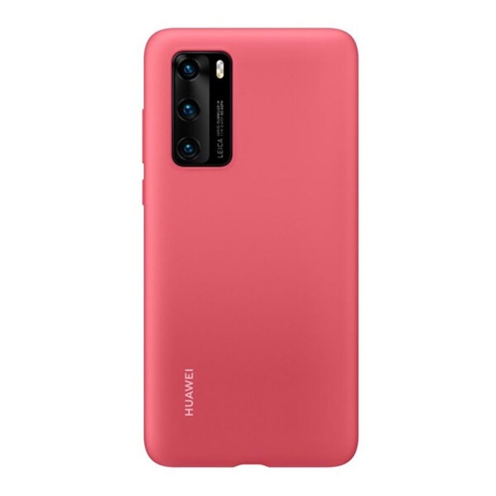 Huawei gumi/szilikon tok Huawei P40 készülékhez, magenta