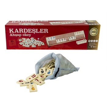 Joc de remi din lemn masiv tip lacuit / 744_1 Joc de remi din lemn masiv tip lacuit / 744_1