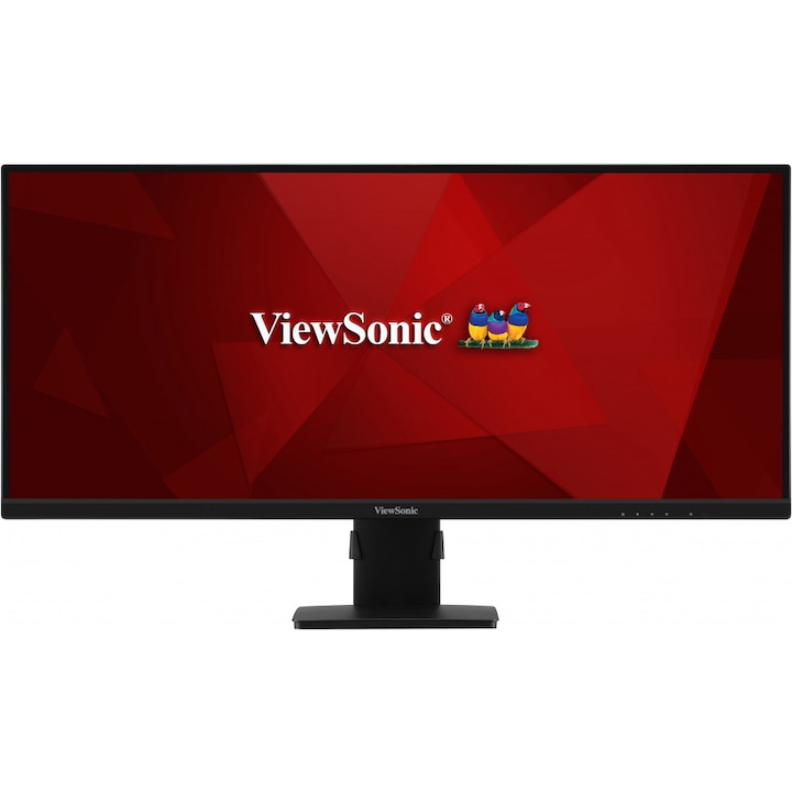 Viewsonic 34" IPS LED monitor, UltraWide QHD, DisplayPort, Vesa, fekete