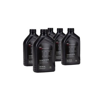 Pachet 5 buc Ulei OE motor AUDI LongLife III 0W-30 1L Pachet 5 buc Ulei OE motor AUDI LongLife III 0W-30 1L