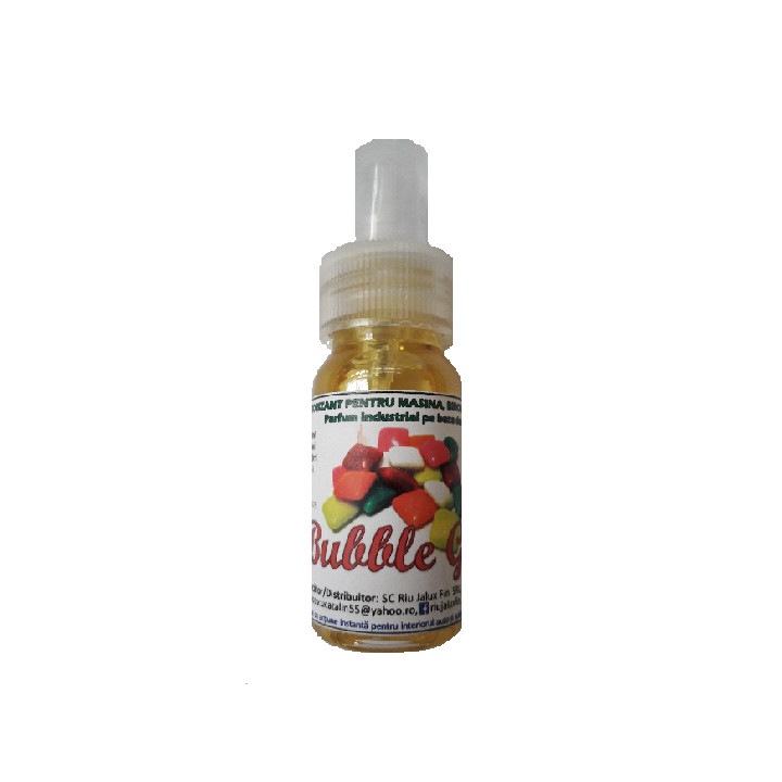 Olaj alapú légfrissítő rágógumi aromával 50 ml permetezővel és kupakkal