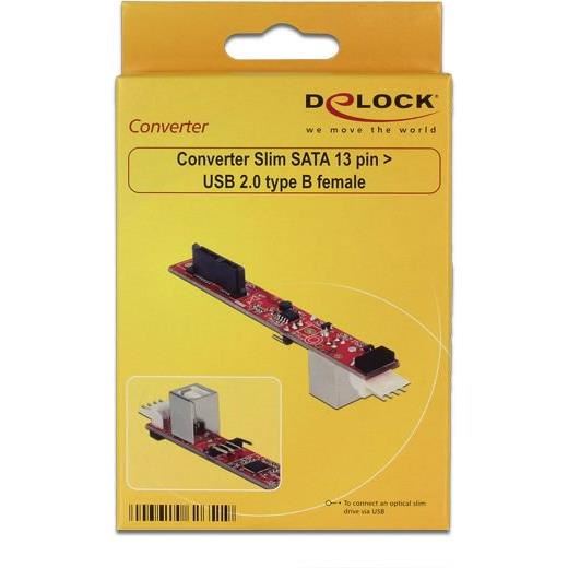 Converter Slim SATA 13 Pin / USB 2.0 Typ B