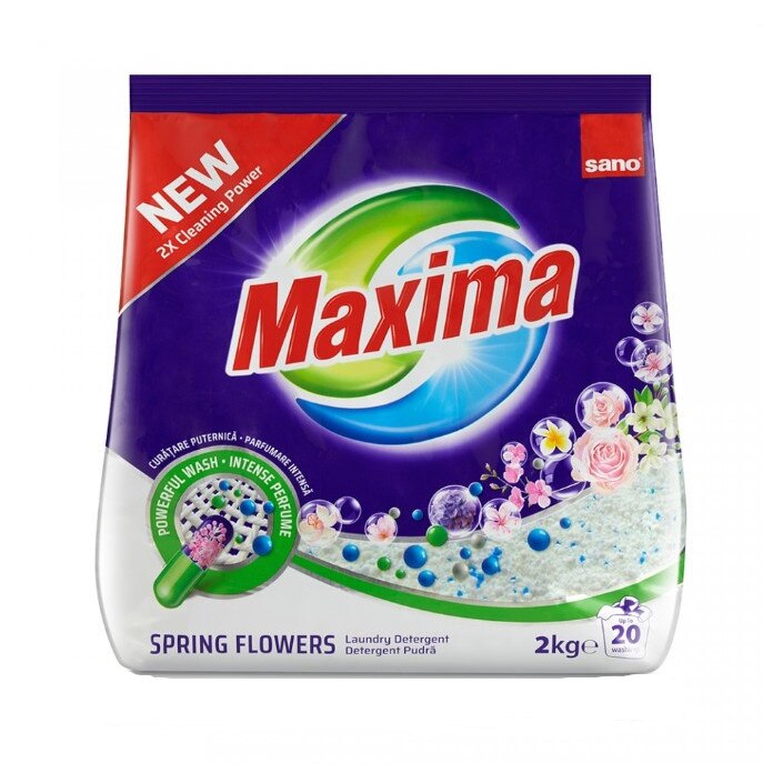Detergent pudra Sano Maxima Spring Flowers (20sp) 2kg