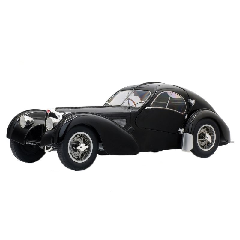 Macheta auto Bugatti 57SC Atlantic (1936) 1:18, Negru, Solido