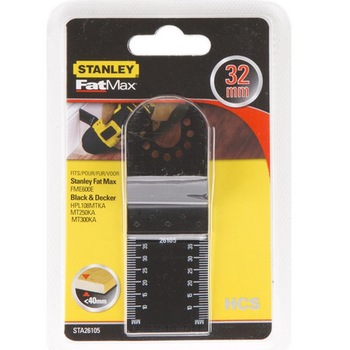 Lama ferastraului Stanley 15TPI HCS FatMax 32x40mm pentru taierea lemnului de esenta moale si a plasticului (STA26105) Lama ferastraului Stanley 15TPI HCS FatMax 32x40mm pentru taierea lemnului de esenta moale si a plasticului (STA26105)