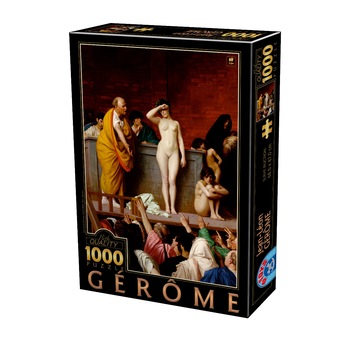 Puzzle D-Toys Jean Leon Gerome, Slave Market in Rome, 1000 piese Puzzle D-Toys Jean Leon Gerome, Slave Market in Rome, 1000 piese