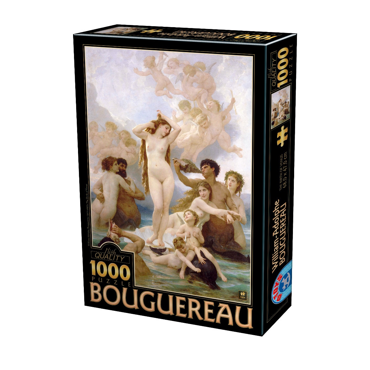 Puzzle D-Toys Bouguereau, Nasterea lui Venus, 1000 piese