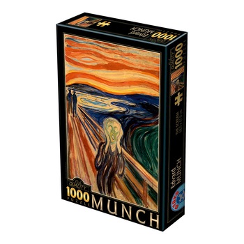 Puzzle D-Toys Edvard Munch, Strigatul, 1000 piese Puzzle D-Toys Edvard Munch, Strigatul, 1000 piese