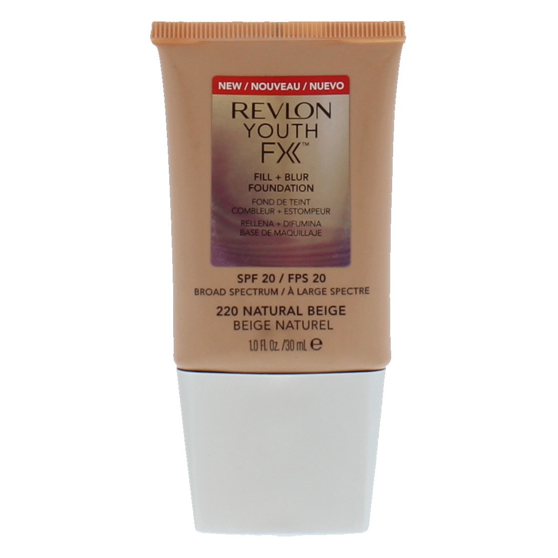 Fond de ten Revlon Youth Fill+Blur, 220 Natural Beige, 30ml, SPF 20