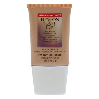 Fond de ten Revlon Youth Fill+Blur, 220 Natural Beige, 30ml, SPF 20 Fond de ten Revlon Youth Fill+Blur, 220 Natural Beige, 30ml, SPF 20