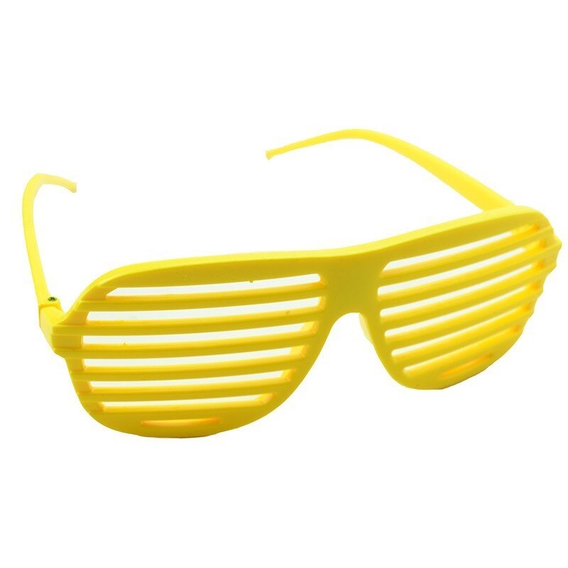 Ochelari fluorescenti shutter shade, ProCart, pentru petreceri, Galbeni